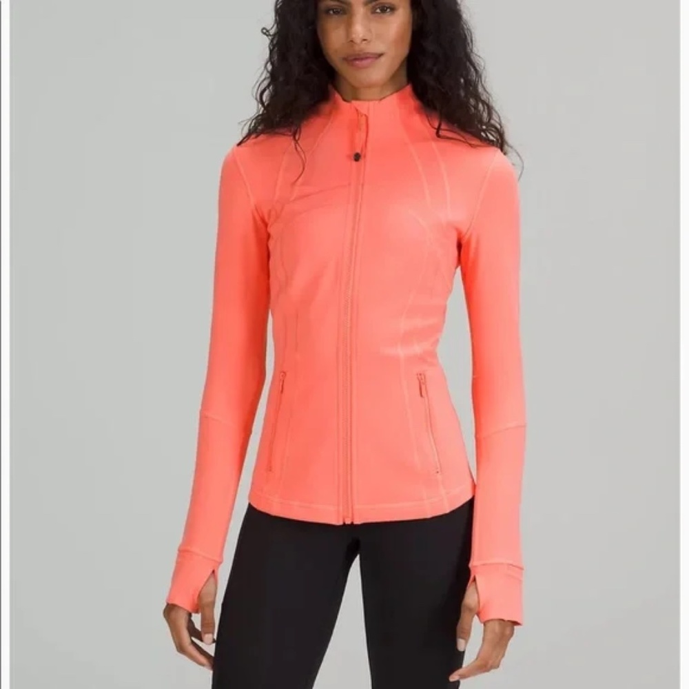 Lululemon Define Jacket Luon Raspberry Cream - Size 8 NWT